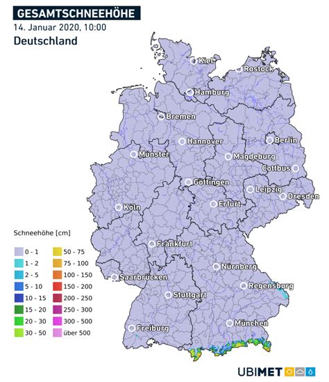wo gibt es heute in deutschland schnee